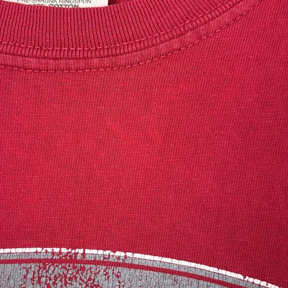 Comfort Colors Men's Size Medium Red Inner Space Cavern 100% Cotton Graphic Tee - Picture 3 of 6